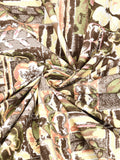 Hand Block Printed Cotton Super King Size Bedsheet(270x 270) (HAND BRUSH GREEN)