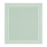BLOCKS OF INDIA Hand Block Printed Cotton Super King Size Bedsheet(270 x 270) (LIGHT GREEN GAD BUTI)