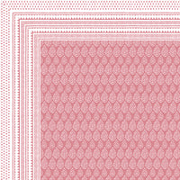 BLOCKS OF INDIA Hand Block Printed Cotton Super King Size Bedsheet(270 x 270) (PINK DOT)