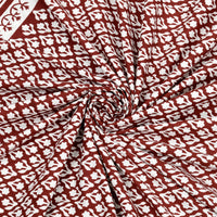BLOCKS OF INDIA Hand Block Printed Cotton Super King Size Bedsheet(270 x 270) (RED GAD BUTI)