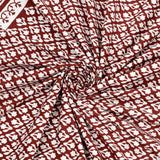 BLOCKS OF INDIA Hand Block Printed Cotton Super King Size Bedsheet(270 x 270) (RED GAD BUTI)