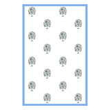 PURE COTTON RAJASTHANI HAND BLOCK PRINT SIX SEATER TABLE CLOTH (BLUE TOL)