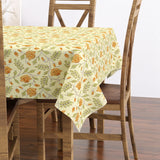 PURE COTTON RAJASTHANI HAND BLOCK PRINT SIX SEATER TABLE CLOTH (Green Gad Runing)