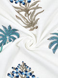 Cotton Hand Block Printed Soft Waffle Fabric Towel Set : 1 Bath Towel and 4 Hand Towel (Towel set 15)