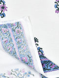 Cotton Hand Block Printed Waffle Fabric Towels (Style 10)