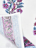 Cotton Hand Block Printed Waffle Fabric Towels (Style 14)