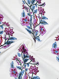 Cotton Hand Block Printed Waffle Fabric Towels (Style 14)