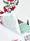 Cotton Hand Block Printed Waffle Fabric Towels (Style 9)