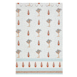 BLOCKS OF INDIA Hand Block Printed Cotton Daylight Curtain with Eyelets(Set of 2 Curtains) (Flower 214 cm / Door)