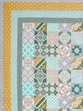 King Size Pure Cotton Hand Block Print Bedsheet (Green chokdi)