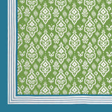 BLOCKS OF INDIA Hand Block Printed 300 TC Cotton Super King Size Bedsheet(106 x 106)