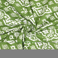 BLOCKS OF INDIA Hand Block Printed 300 TC Cotton Super King Size Bedsheet(106 x 106)