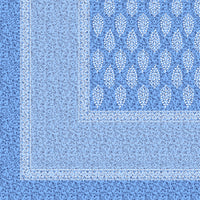 blue bedsheet