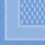 blue bedsheet