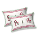 BLOCKS OF INDIA Hand Block Printed Cotton Super King Size Bedsheet(245 X 270 CM) (Color 15)