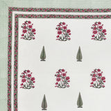 BLOCKS OF INDIA Hand Block Printed Cotton Super King Size Bedsheet(245 X 270 CM) (Color 15)