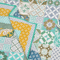 BLOCKS OF INDIA Hand Block Printed 100% Cotton Dohar King Size Reversible (Blue Chokdi)