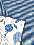Cotton Dohar / Blanket King Bed Size Hand Block Printed (Blue Anar Jaal)