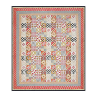 BLOCKS OF INDIA Hand Block Printed 100% Cotton Dohar King Size Reversible (Orange Chokdi)