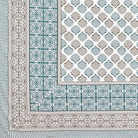 printed diwan set