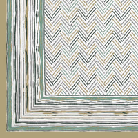 BLOCKS OF INDIA Hand Block Printed 300 TC Cotton Super King Size Bedsheet(106 x 106)
