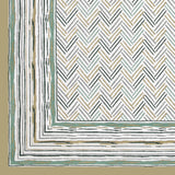 BLOCKS OF INDIA Hand Block Printed 300 TC Cotton Super King Size Bedsheet(106 x 106)