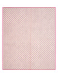 Hand Block Printed 100% Cotton Dohar King Size Reversible (Pink Pine Rose)