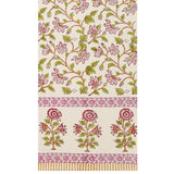 BLOCKS OF INDIA Hand Block Printed Cotton Table Runner for Center/Dining Table (33 x 180 cm) (Pink Rose)