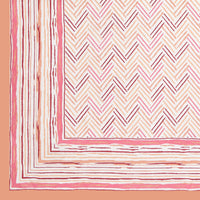 BLOCKS OF INDIA Hand Block Printed 300 TC Cotton Super King Size Bedsheet(106 x 106)
