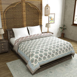 King Size Quilt/Rajai Cotton Hand Block Print  (90 inch X 108 inch) Rajai Razai