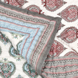 King Size Quilt/Rajai Cotton Hand Block Print  (90 inch X 108 inch) Rajai Razai