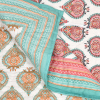 King Size Quilt/Rajai Cotton Hand Block Print  (90 inch X 108 inch) Rajai Razai
