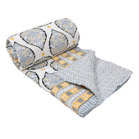 King Size Quilt/Rajai Cotton Hand Block Print  (90 inch X 108 inch) Rajai Razai