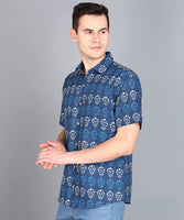blue shirt