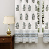 grey curtain