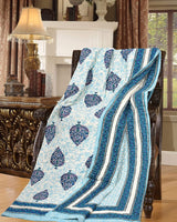 King Size Quilt/Rajai Cotton Hand Block Print  (90 inch X 108 inch) Rajai Razai