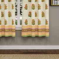 yellow curtain