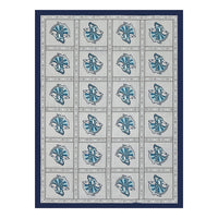 BLOCKS OF INDIA Diwan Set Cotton 8 Piece | Deewan Printed Bedsheet Sets for Living Room Hall (Set of 8 Piece, 1-Bed Sheet | 2-Bolster Cover | 5-Cushion Cover (Color 18)