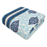 King Size Quilt/Rajai Cotton Hand Block Print  (90 inch X 108 inch) Rajai Razai