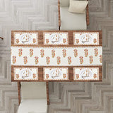 6 seater mat set