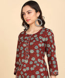 maroon kurti