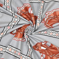 BLOCKS OF INDIA Diwan Set Cotton 8 Piece | Deewan Printed Bedsheet Sets for Living Room Hall (Set of 8 Piece, 1-Bed Sheet | 2-Bolster Cover | 5-Cushion Cover (Color 17)