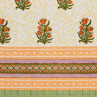 yellow paisley