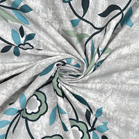 BLOCKS OF INDIA Diwan Set Cotton 8 Piece | Deewan Printed Bedsheet Sets for Living Room Hall (Set of 8 Piece, 1-Bed Sheet | 2-Bolster Cover | 5-Cushion Cover (Color 7)