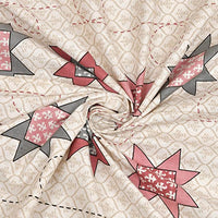 printed diwan set
