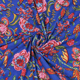 blue bedsheet