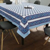 blue table cover
