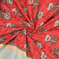 red bedsheet