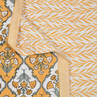 Cotton Single Size Quilt Hand Block Print for Light Winters (60x90 Inches) Rajai Razai