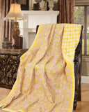 Cotton Single Size Quilt Hand Block Print for Light Winters (60x90 Inches) Rajai Razai